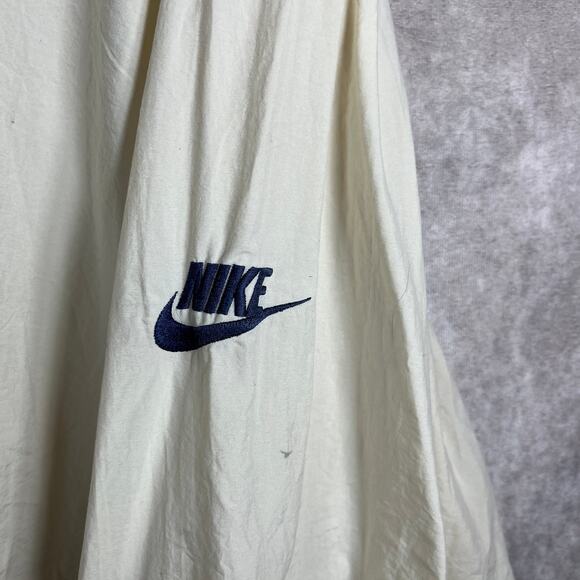 Vintage Nike Golf Windbreaker Jacket Mens XL Cream‎ Henley Pullover 90s Y2K - Picture 3 of 12
